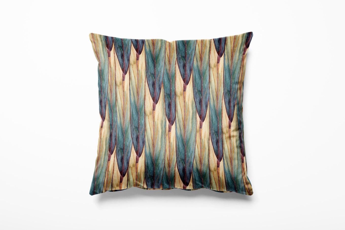 Velvet Cushion Cover in Autumn Leaves Velvet - On Sale