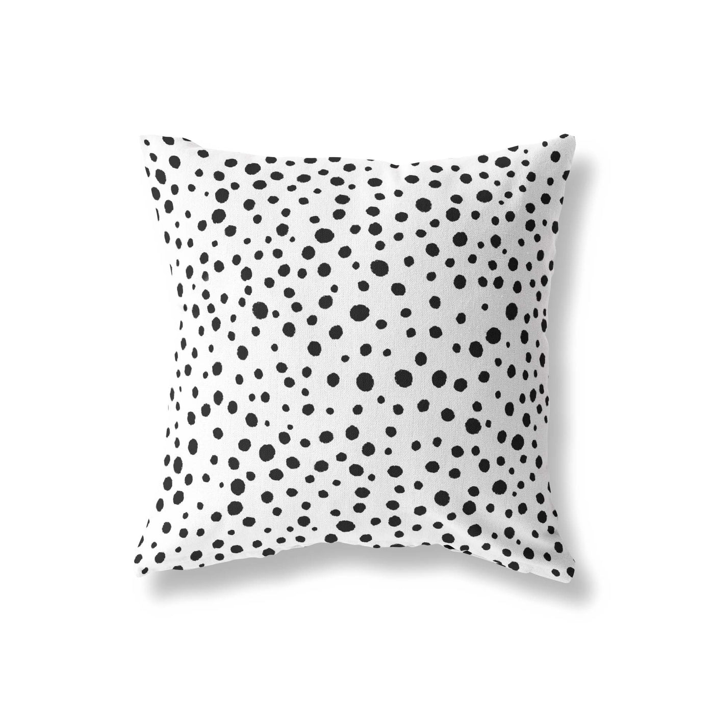 Black Polka Dot Cushion