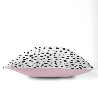 Black Polka Dot Cushion